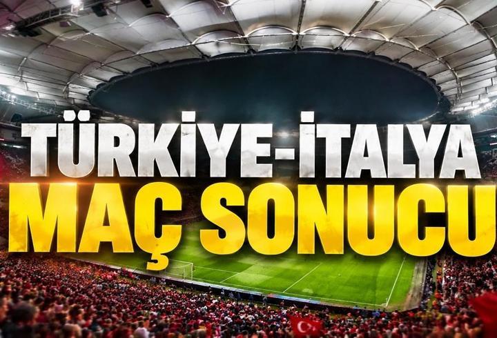 TÜRKİYE - İTALYA MAÇI KAÇ KAÇ BİTTİ? Türkiye - İtalya maç sonucu | Mağlubiyet sonrası moraller bozuldu!