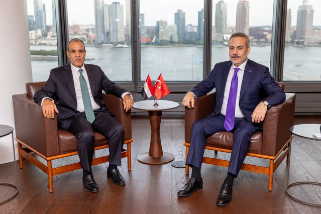 Dışişleri Bakanı Fidan, Mısırlı mevkidaşı Abdülati ile Türkevi'nde görüştü