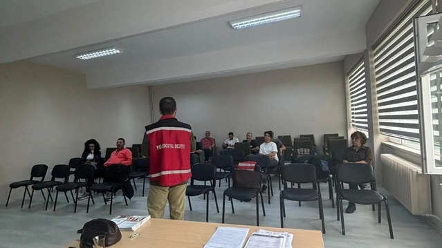 Sinop'ta belediye personeline psikososyal destek farkındalık eğitimi verildi