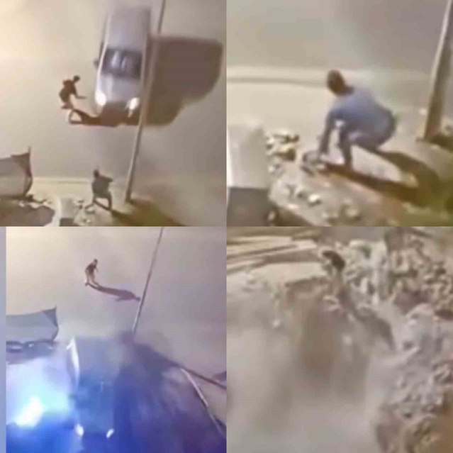 Mersin Anamur'da kavga sonrası aracını üstüne süren şahsın aracı çukura uçtu, 2 yaralı