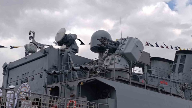TCG Yıldırım, Preveze Deniz Zaferi'nin 488. yılında Tekirdağ'da vatandaşlarla buluştu