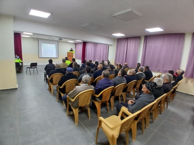 Bolu Mudurnu'da öğrenci servis şoförlerine güvenli taşıma uyarısında bulunuldu