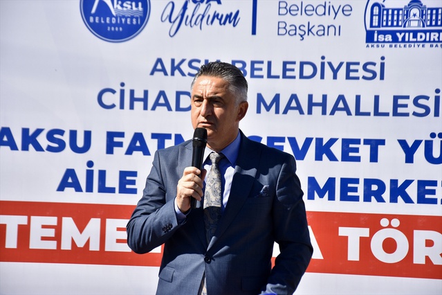 Antalya Aksu'da hayırsever katkısıyla 9 hekimli aile sağlığı merkezinin temeli atıldı