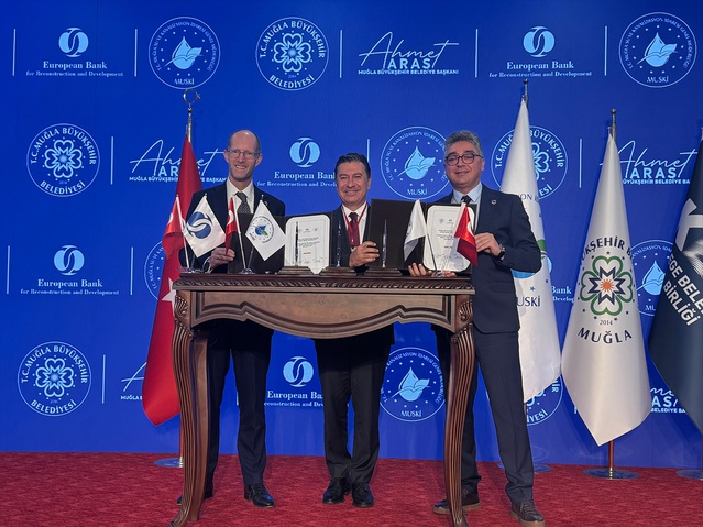 Muğla'da kayıp-kaçak projesi için EBRD ile 62,9 milyon avroluk kredi imzalandı