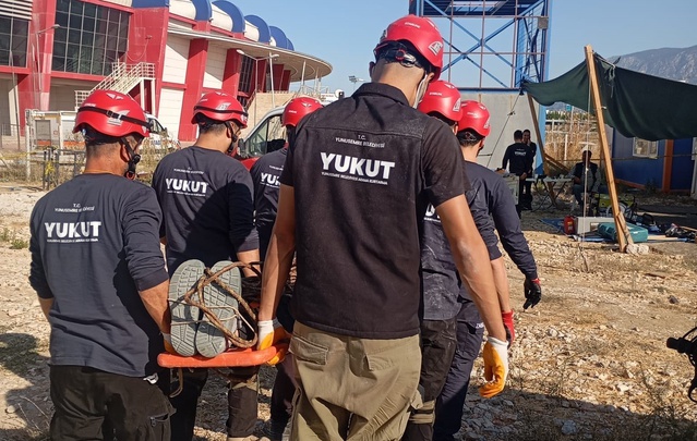 YUKUT, AFAD akreditasyon sınavı öncesi Muradiye'deki AFAD alanında tatbikata başladı
