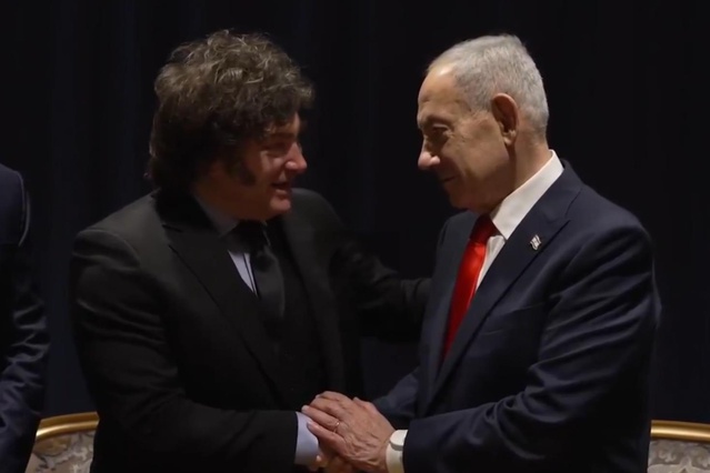 Dünya protesto ederken Milei'den Netanyahu'ya övgü dolu sözler