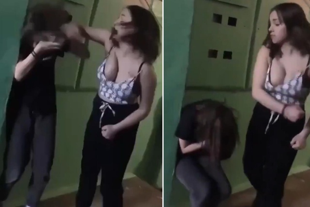 Okul koridorunda "Sevgilime yan baktın" kavgası