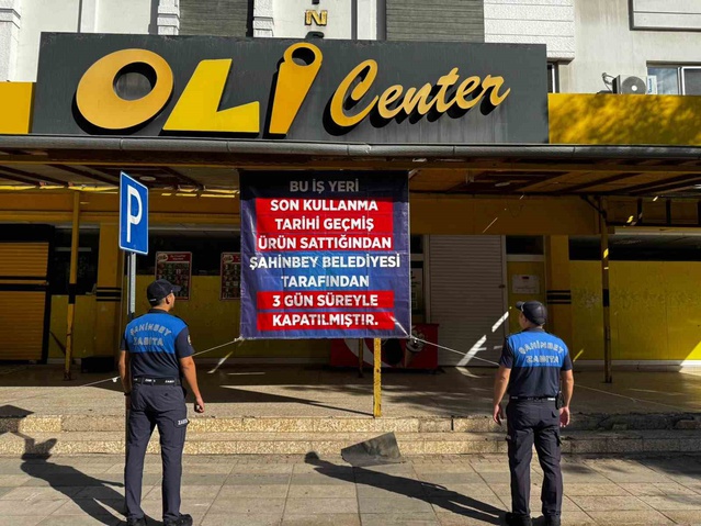 Şahinbey'de son kullanma tarihi geçmiş ürün satan 3 market 3 gün kapatıldı