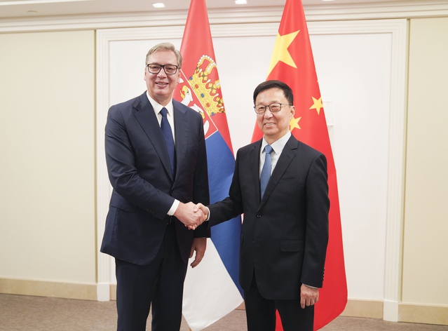 Han Zheng, BM'de Vucic'le ilişkileri üst seviyeye taşımaya hazır olduklarını söyledi
