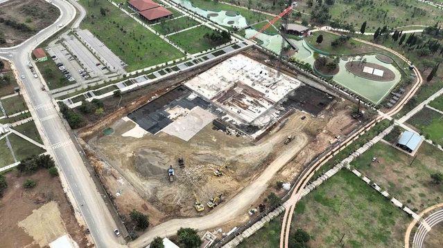 Gebze Millet Bahçesi'ndeki cami projesinde 625 araçlık kapalı otopark yapılacak