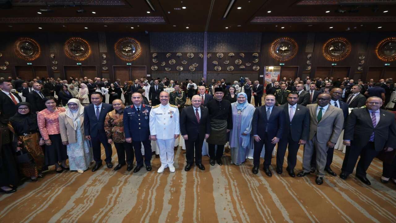 Bakan Güler, Malezya Milli Günü resepsiyonuna katıldı