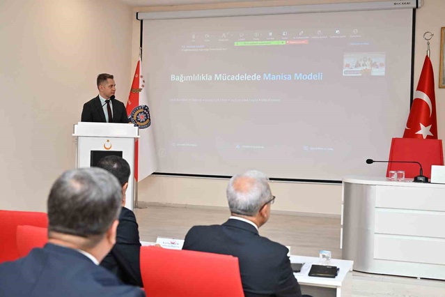 Manisa'da bağımlılıkla mücadele kurulu SORİ'yle riskleri erken tespit için toplandı