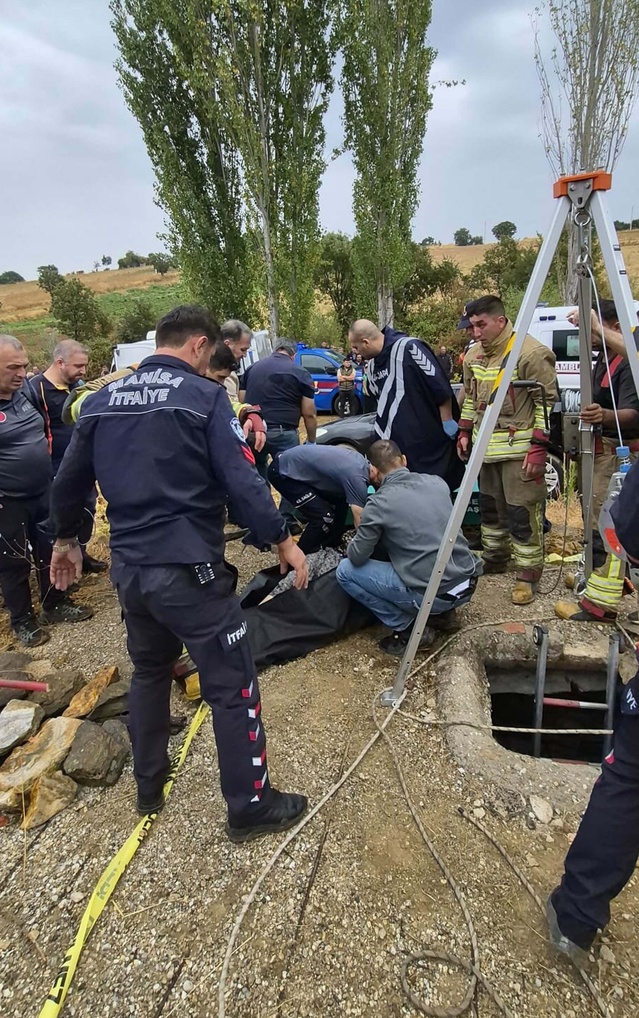 Manisa Salihli'de su kuyusundaki ceset 86 yaşındaki alzheimer hastasına ait çıktı
