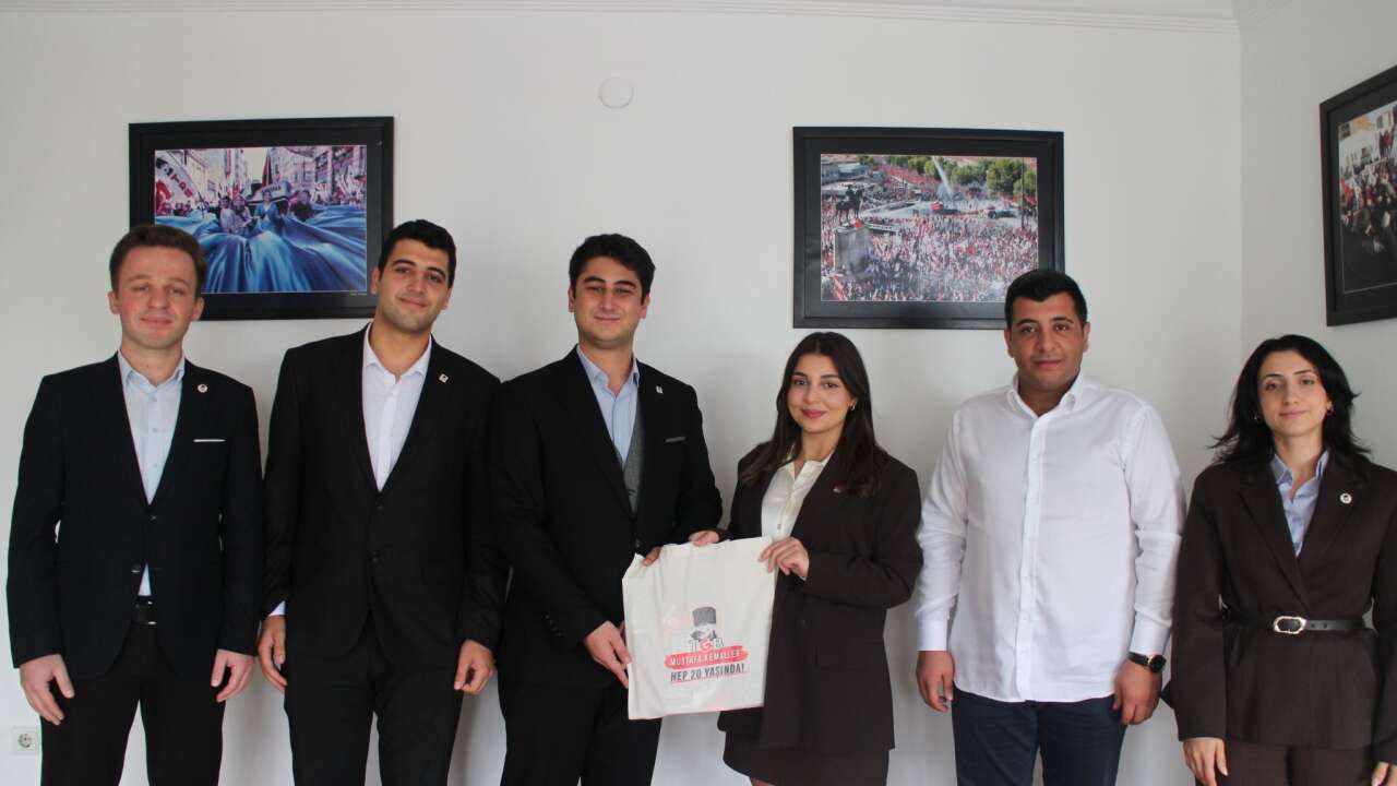 CHP Gençlik Kolları’ndan TGB’ye ziyaret