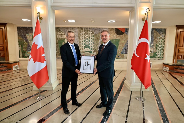 Kanada Büyükelçisi Lebleu, İBB Başkan Vekili Aslan'la iş birliği olanaklarını konuştu