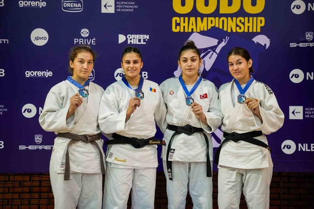 Hira Nur Turgut, 23 Yaş Altı Balkan Judo Şampiyonası'nda bronz ve gümüş kazandı