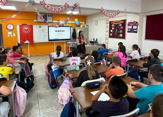 Kırklareli Vize'de ilkokul öğrencilerine su verimliliği eğitimi verildi