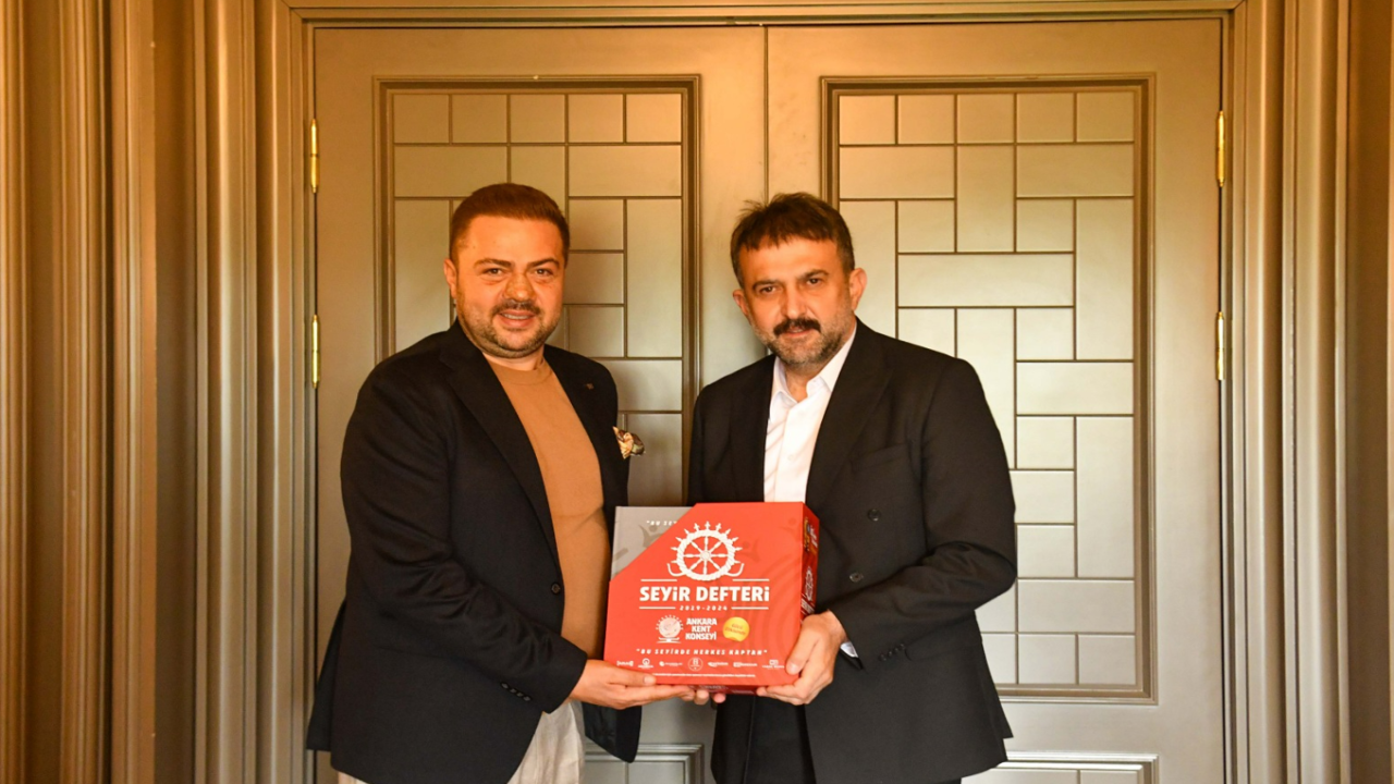 AKK Başkanı Halil İbrahim Yılmaz, Gençlerbirliği Başkan Yardımcısı Mehmet Doğru’yu ağırladı