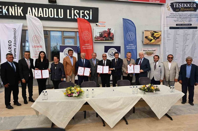 Denizli'de Baklan Tarım Lisesi'ne uygulamalı eğitim protokolü imzalandı