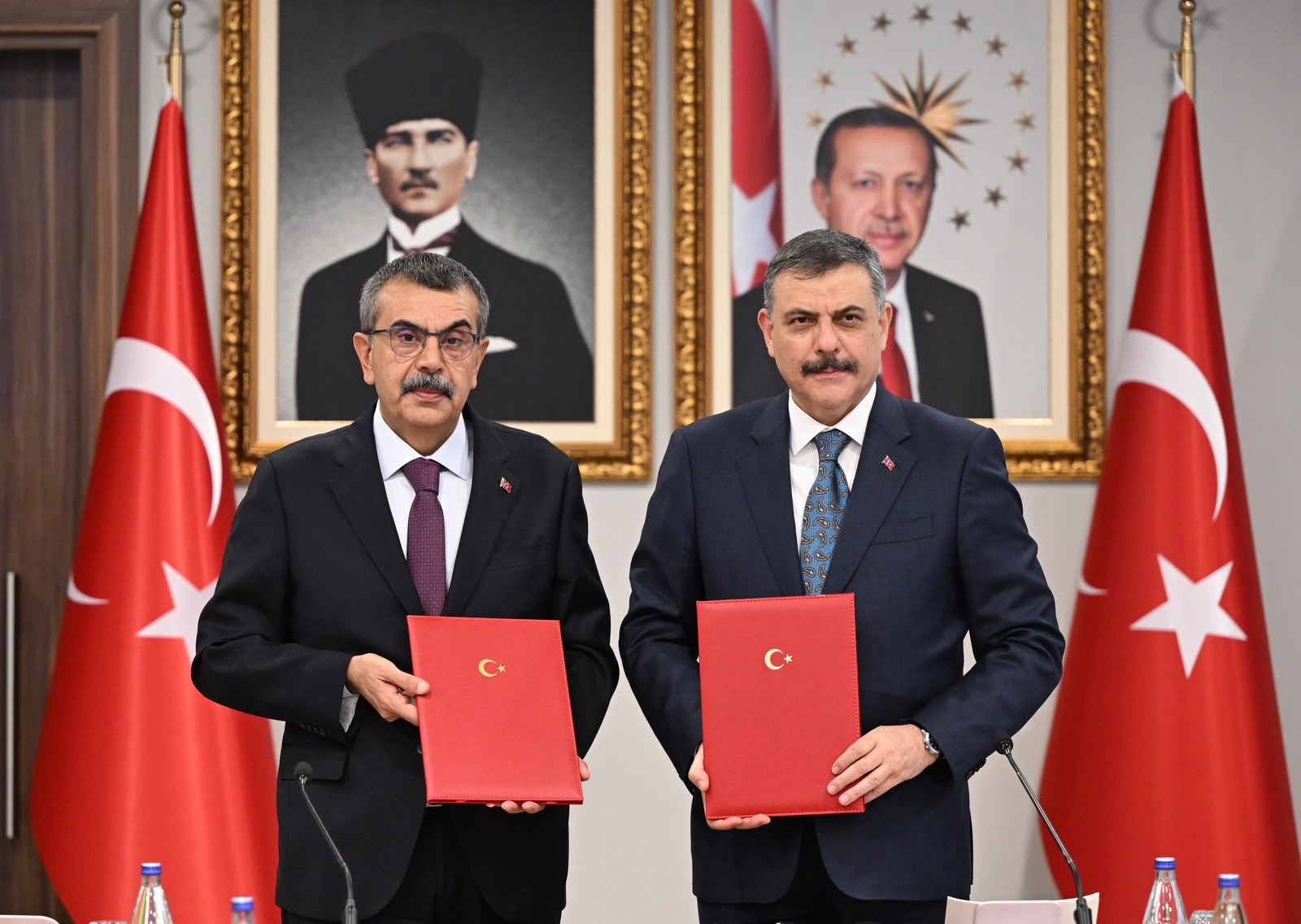 Okul güvenliği protokolü imzalandı. Bakan Tekin: Tüm çalışmalarımızı güvenli okul iklimi için yaptık