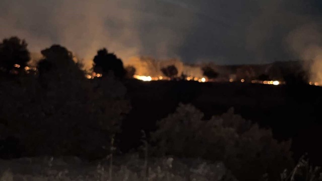 Denizli Çivril'de arazi yangını ekiplerin müdahalesiyle söndürüldü, bölgede soğutma yapıldı