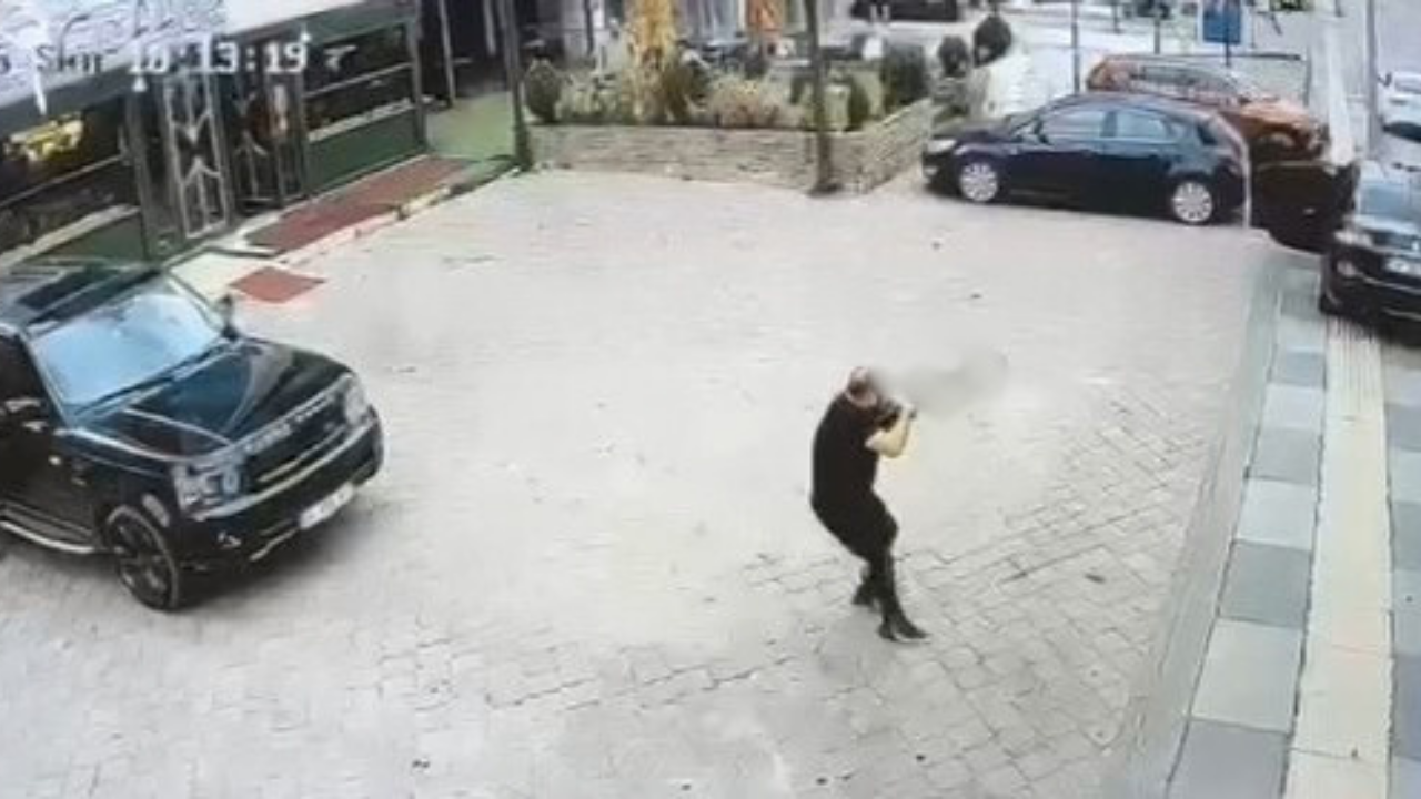 Ankara’daki silahlı kavga anı kamerada