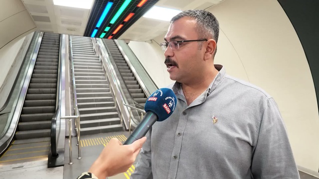 Ankara'da yürüyen merdivenlerin acil durdurma butonlarına sirenli uyarı sistemi kuruldu