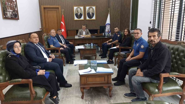 Havza'da spor güvenliği toplantısı Kaymakam Samet Serin başkanlığında yapıldı