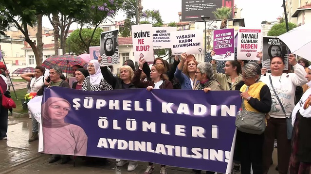 İzmir'de kadın örgütleri Rojin Kabaiş için yürüdü, deliller karartıldı dedi