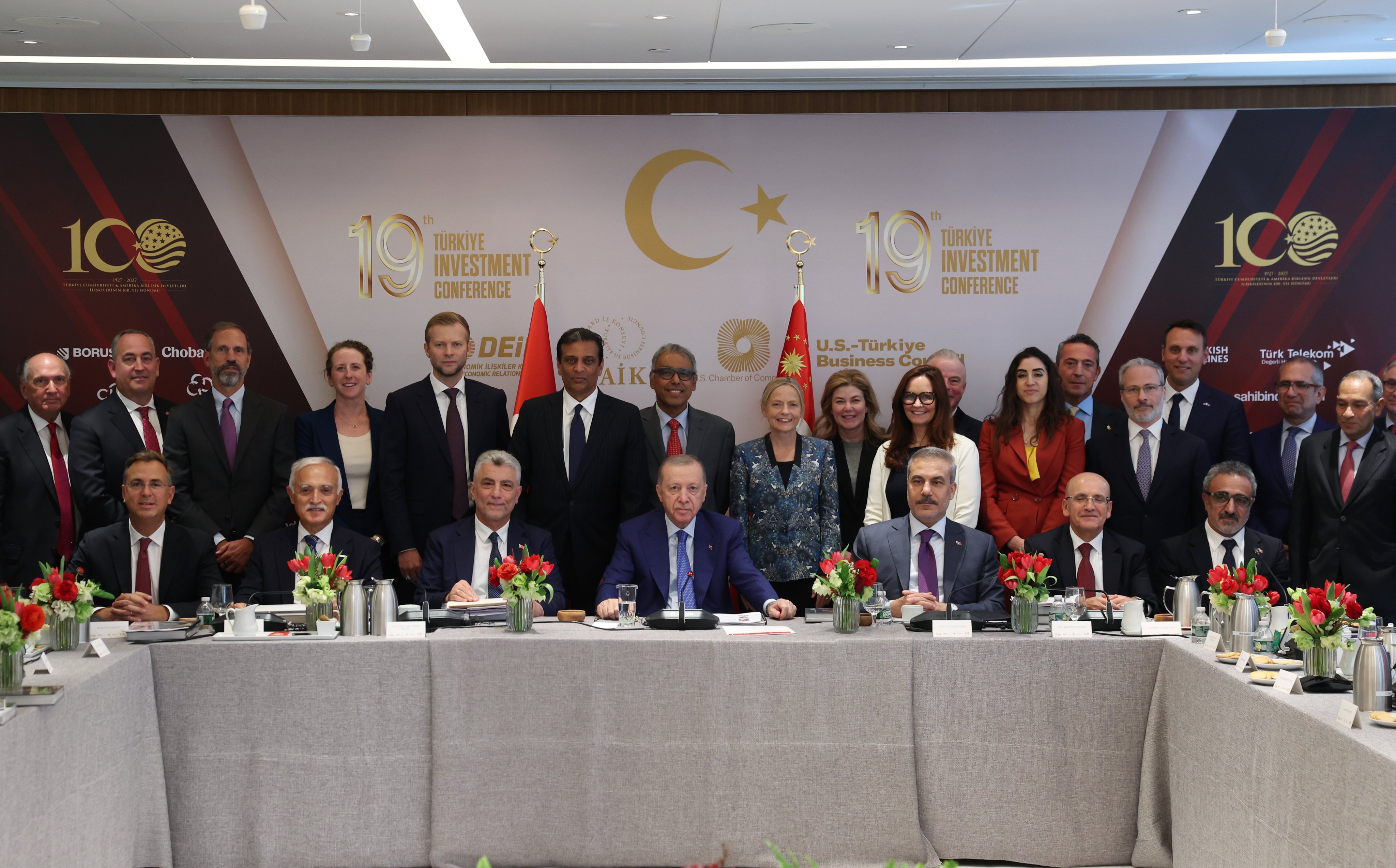 Erdoğan, New York'ta Türk iş insanları ile buluştu. "Türkiye şoklara direnç kazanmış bir ekonomi"