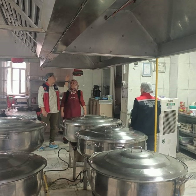 Aydın Bozdoğan'da okul kantinleri ve yemek hizmeti veren işletmeler denetlendi