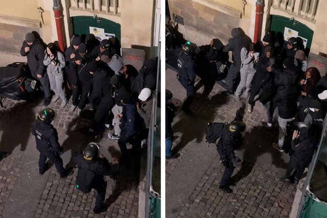 Fransa'da polis şiddeti kamerada! Gençleri tek tek copladılar
