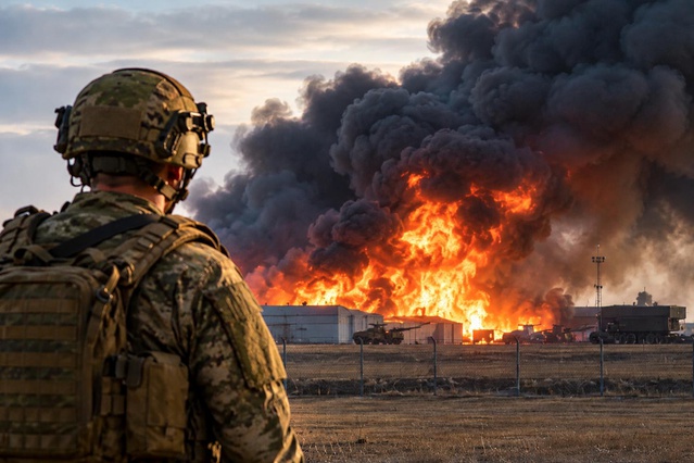 Kanada'da askeri üste büyük yangın! Çok sayıda ölü ve yaralı var