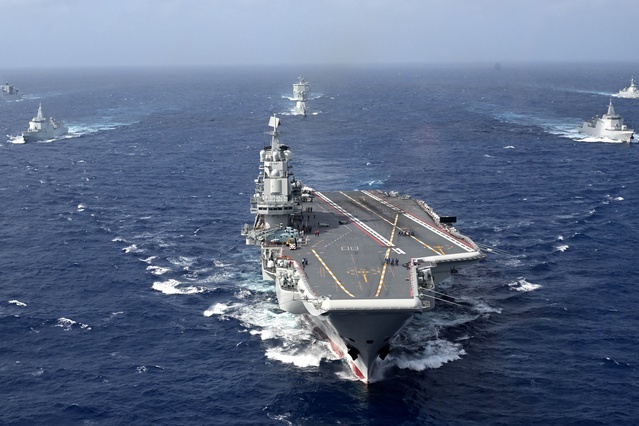 Çin Donanması Liaoning liderliğindeki görev grubunu Batı Pasifik'te tatbikata yolladı