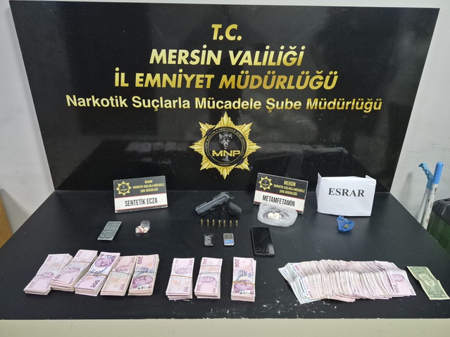 Mersin'de narkotik operasyonunda gözaltına alınan 4 şüpheli tutuklandı
