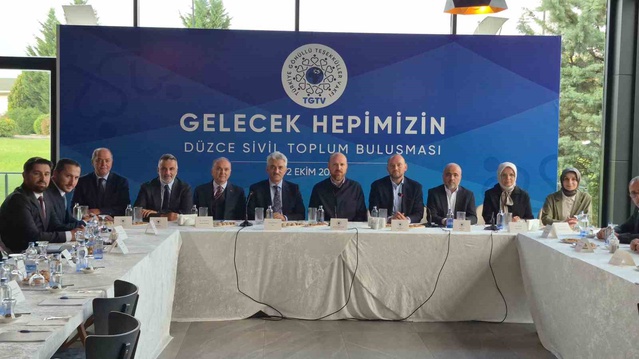 Necmeddin Bilal Erdoğan, Düzce'de sivil toplum temsilcileriyle bir araya geldi