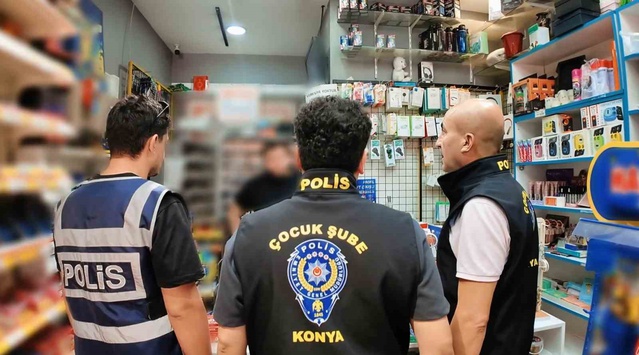 Konya'da okullara yönelik denetimlerde 25 bin 528 kişi sorgulandı, 9 kişi yakalandı