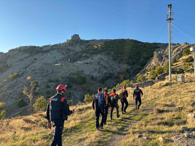 AFAD, Tunceli'de günlerdir kayalıklarda mahsur kalan keçilerin inmesini sağladı