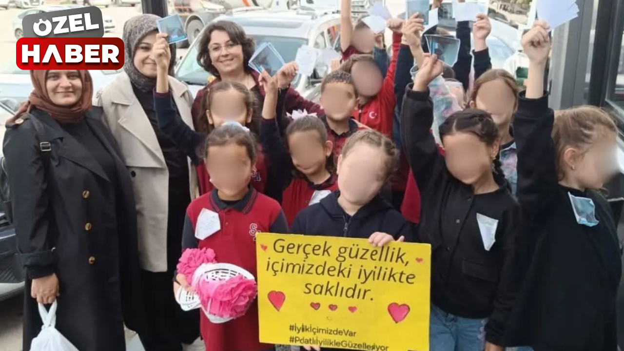 Polatlı’da öğrencilerden esnafa iyilik ve nezaket ziyareti