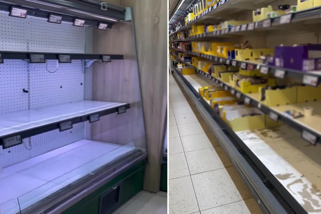 İtalya'da marketlere girenler gözlerine inanamadı