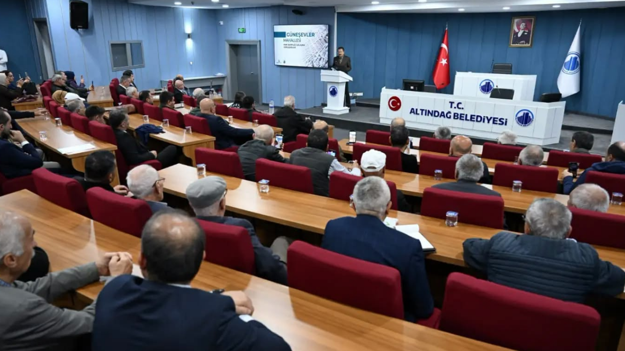 Altındağ’da İskitler ve Güneşevler için dönüşüm toplantısı