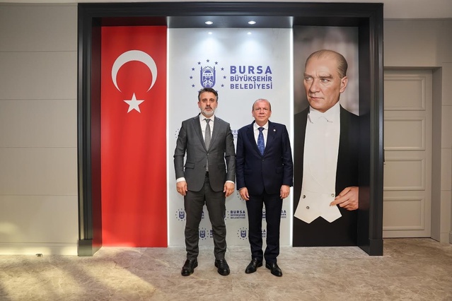 BTSO Başkanı Matlı ile Başkan Vekili Biba, Bursa ekonomisi için iş birliğini görüştü