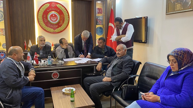 Kırşehir Şehit Aileleri Derneği Başkanı Kılıçaslan güven tazeledi