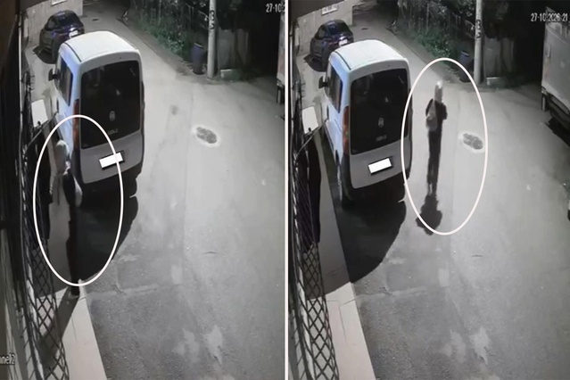 Pazardan alışveriş yapar gibi kıyafet seçti! Kameralar kayıttaydı