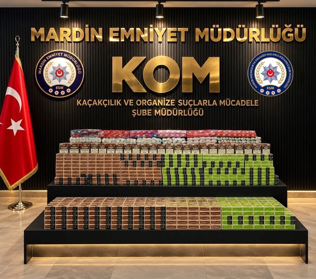 Mardin Kızıltepe'de 1970 paket kaçak sigara ele geçirildi, 2 şüpheli yakalandı