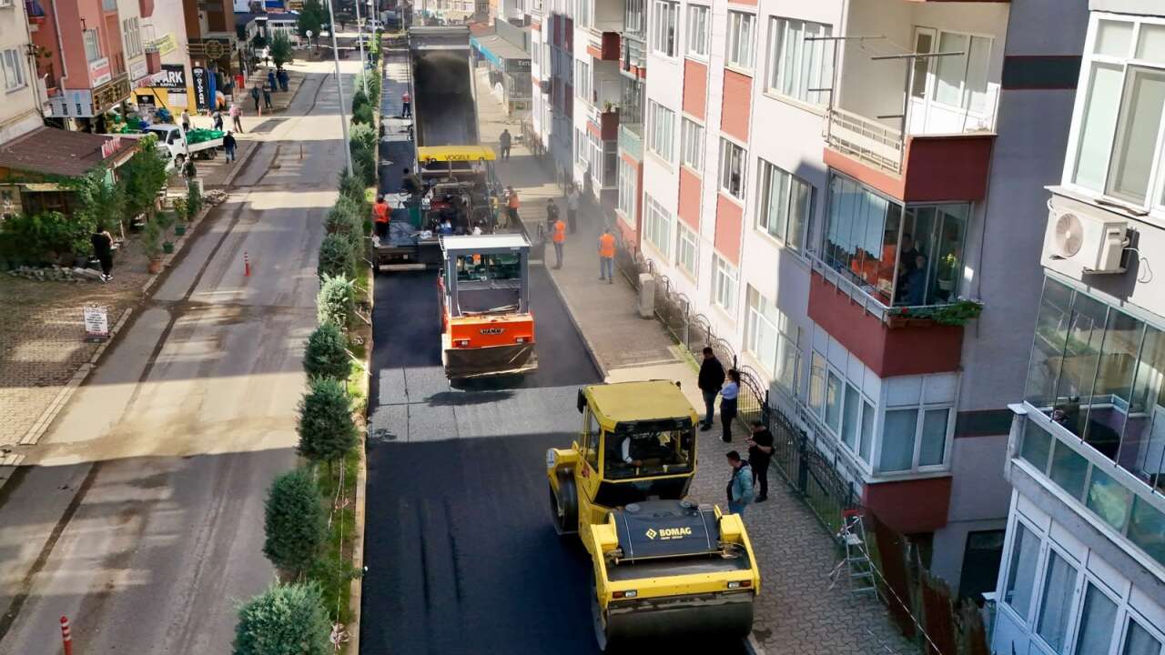 Giresun Belediyesi 3 kilometrelik asfalt seferberliği başlattı