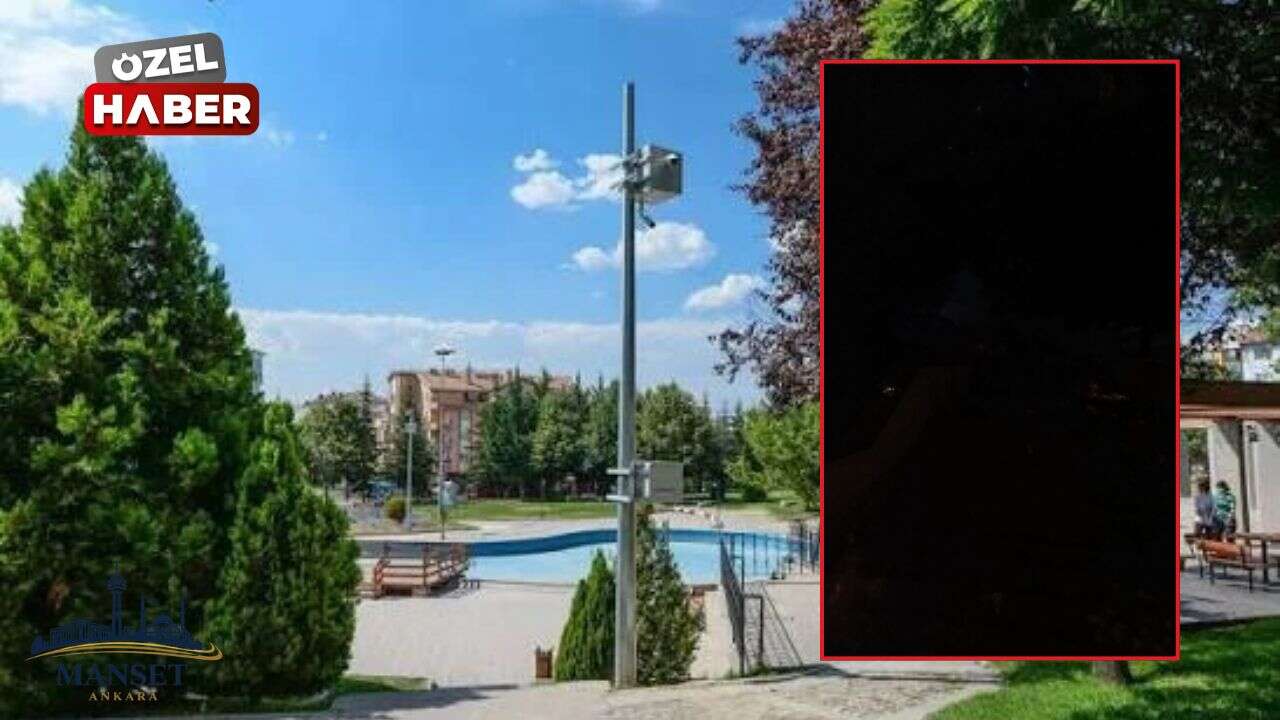 Altındağ'da bulunan Emirhan Yalçın Parkı’nda aydınlatma sorunu