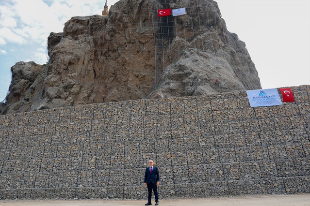 Sivas Yukarı Tekke'de kaya ıslahı tamamlandı, ikinci aşamaya geçildi