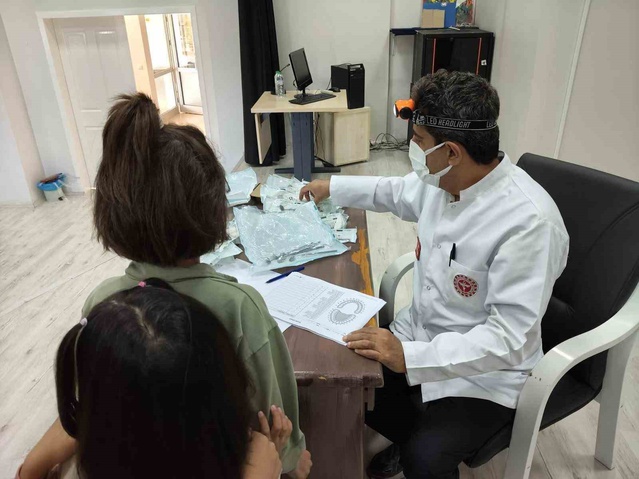 Elazığ Çocuk Evleri Sitesinde kalan çocuklara ağız ve diş taraması yapıldı