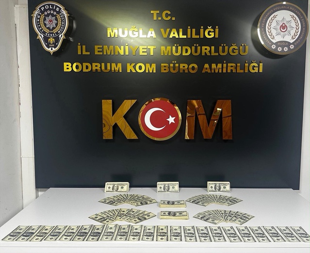 Bodrum'da sahte dolar hazırlığındaki zanlı tutuklandı, 46 bin 200 dolar ele geçirildi